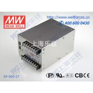 SP-500-27 500W 27V18A 单路输出带PFC功能明纬开关电源