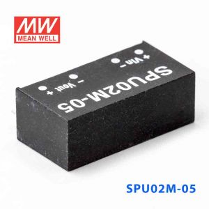 SPU02M-05  2W  12V-5V  非稳压单路输出明纬DC-DC转换模块电源