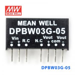 DPBW03G-05 3W 18~75V 转 ±5V 0.6A 稳压双路输出DC-DC模块电源