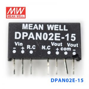 DPAN02E-15 2W 4.5~9V 转±15V 67mA非稳压双路输出DC-DC模块电源