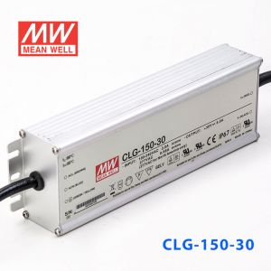 CLG-150-30  150W  30V 5A 恒压+恒流PFC高效铝壳IP67防水LED电源(引线接线) 