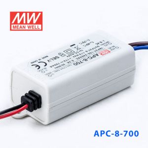 APC-8-700 8W   6-11V  700mA 明纬牌恒流输出防水塑壳LED照明电源