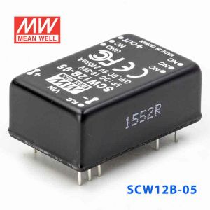 SCW12B-05  12W  18~36V  输入 5V  稳压单路输出明纬DC-DC转换模块电源