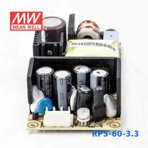 RPS-60-3.3  60W  3.3V  11A   单路输出微漏电低空载损耗小尺寸医用无外壳明纬开关电源