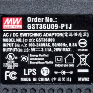 GST36U09-P1J 28W 9V3.11A高效能低空载损耗绿色节能美规适配器