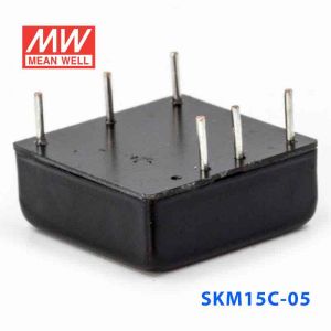 SKM15C-05  15W  36~75V  输入 5V 3A 单路稳压输出明纬DC-DC转换模块电源