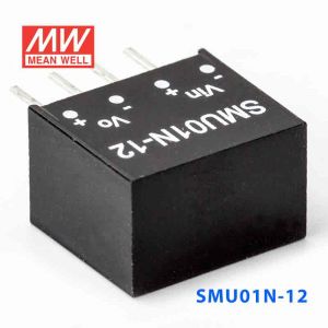 SMU01N-12  1W  24V-12V  非稳压单路输出明纬DC-DC转换模块电源