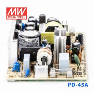 PD-45A  45W +5V 5A +12V 2.5A  双路输出无外壳PCB板明纬开关电源