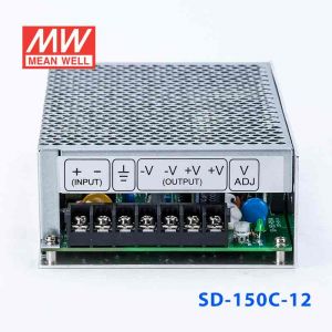 SD-150C-12  150W  36~72V  输入 12V 12.5A  输出有外壳明纬DC-DC转换电源