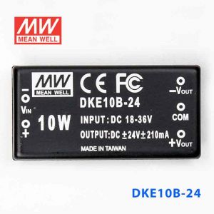 DKE10B-24  10W  18~36V  输入  ±24V  双路输出明纬DC-DC转换模块电源