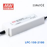 LPC-150-2100    150W    2100mA恒流输出明纬牌IP67防水塑壳LED电源