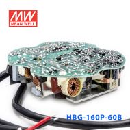 HBG-160P-60B 160W 宽范围输入 36~60V 2.6A输出  工矿灯用铝壳明纬LED电源(三合一调光功能)