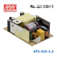 EPS-45S-3.3 45W 3.3V8A 单路输出裸板高效低空载损耗明纬开关电源