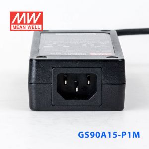 GS90A15-P1M 90W 15V6A 输出绿色能源明纬电源适配器(三线插口)