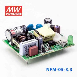 NFM-05-3.3  5W  3.3V 1.25A  微漏电PCB板单路输出板上插装型医用明纬开关电源