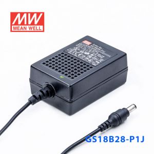 GS18B28-P1J 18W 28V0.64A 输出绿色能源明纬电源适配器(双线插口)