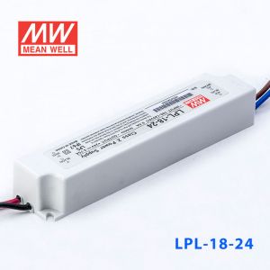 LPL-18-24   18W   110V输入  24V   7.5A明纬牌恒压输出IP67防水塑壳LED电源