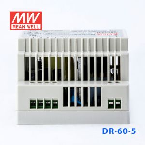 DR-60-5 60W 5V6.5A 单路输出Class II DIN导轨安装明纬开关电源