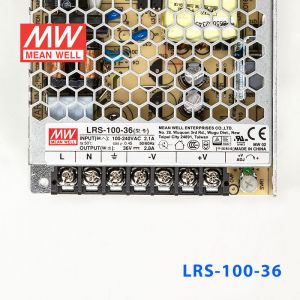 LRS-100-36 100.8W 36V2.8A单路输出超薄型低空载损耗明纬开关电源