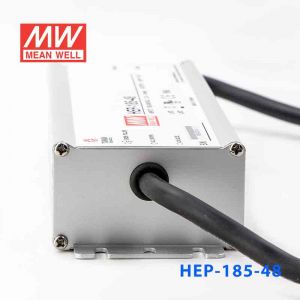 HEP-185-48   185W 48V 3.9A无风扇全密封IP68防护高效率明纬电源