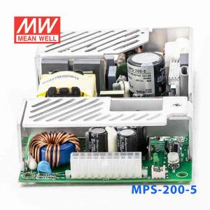 MPS-200-5 200W 5V40A 输出微漏电带PFC医用无外壳明纬开关电源