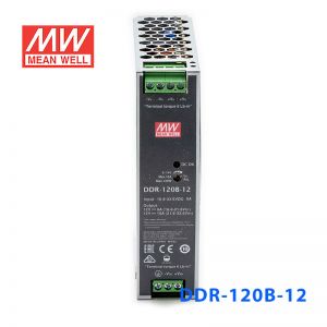 DDR-120B-12明纬120W 16.8~33.6V输入 12V10A输出导轨型DC-DC电源