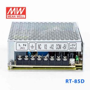 RT-85D台湾明纬5V12V24V三路开关电源85W 5V6A+24V2A+12V1A