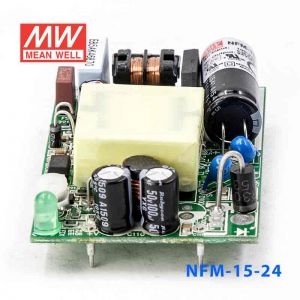 NFM-15-24  15W  24V 0.63A  微漏电PCB板单路输出板上插装型医用明纬开关电源