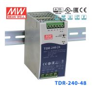 TDR-240-48 240W 48V5A 三相输入高效率高功率因素单路输出DIN导轨安装明纬开关电源