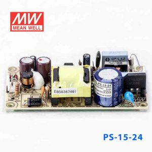 PS-15-24  15W  24V 0.625A  单路输出无外壳PCB板明纬开关电源