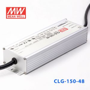 CLG-150-48  150W  48V 3.2A 恒压+恒流PFC高效铝壳IP67防水LED电源(引线接线) 