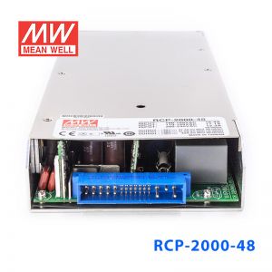 RCP-2000-48  2000W  48V 输出带PFC功能明纬1U机架电源模组 