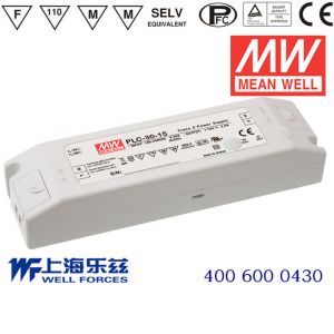 PLC-30-27  30W  27V 1.12A  端子台接线恒压+恒流PFC塑壳防水LED电源(恒压恒流值可设定) 