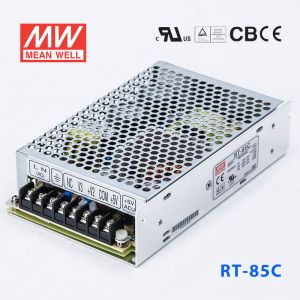 RT-85C台湾明纬5V正负15V三路开关电源85W 5V7A+15V3A-15V0.5A