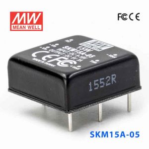 SKM15A-05  15W  9~18V  输入  5V 3A 单路稳压输出明纬DC-DC转换模块电源