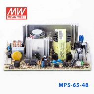 MPS-65-48 65W 48V1.35A 单路输出微漏电医用无外壳明纬开关电源