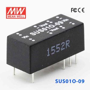 SUS01O-09  1W  48V-9V  非稳压单组输出明纬DC-DC转换模块电源