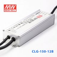 CLG-150-12B  150W  12V 11A 恒压+恒流PFC高效铝壳IP67防水LED电源(输出端控制线电阻调光) 