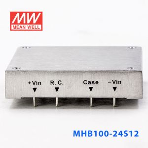 MHB100-24S12 100W 18~36V 输入 12V8.3A稳压单路输出明纬DC-DC转换电源 