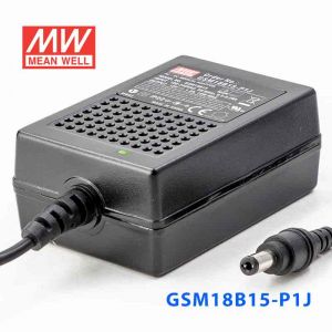 GSM18B15-P1J 18W 15V1.2A输出明纬高能效医疗型IEC320-C8插口电源适配器