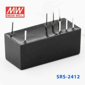 SRS-2412  0.5W  24V-12V  稳压单组输出明纬DC-DC转换模块电源