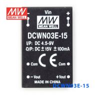 DCWN03E-15 3W 4.5~9V 转 ±15V 0.1A 非稳压双路输出DC-DC模块电源
