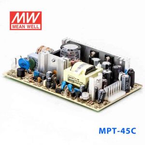 MPT-45C  45W +5V 5A +15V 2.3A  -15V 0.5A  三路输出微漏电医用无外壳明纬开关电源