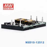 NSD15-12S12  15W  9.4~36V  输入 12V 稳压输出板上安装型明纬DC-DC变换电源