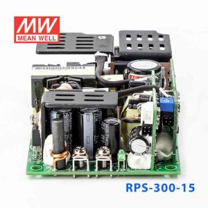 RPS-300-15  300W  15V 20A 单路输出PFC微漏电流低空载损耗无外壳医用明纬开关电源