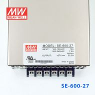 SE-600-27 600W 27V22.2A 单路输出明纬电源(SE系列-内置有外壳)
