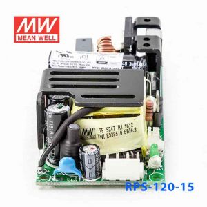 RPS-120-15 120W 15V 5.6A 单路输出微漏电低空载损耗医用无外壳明纬开关电源