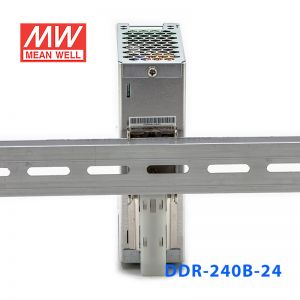 DDR-240B-24明纬240W 16.8~33.6V输入 24V10A输出导轨型DC-DC电源