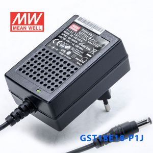 GST18E18-P1J 18W 18V1A高效能低空载损耗绿色节能欧规适配器