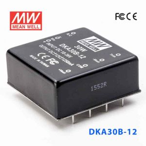 DKA30B-12  30W  18~36V  输入  ±12V  双路输出明纬DC-DC转换模块电源